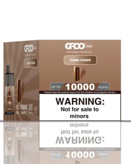 GROO MAX–CUBA CIGAR–10 PACK BULK