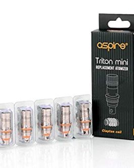 Aspire – Triton Mini Replacement Atomizer Head – “1.2Ω” & “1.5Ω” – 5pcs