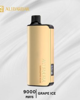 ALIBARBAR INGOT 9000 Puffs Grape Ice