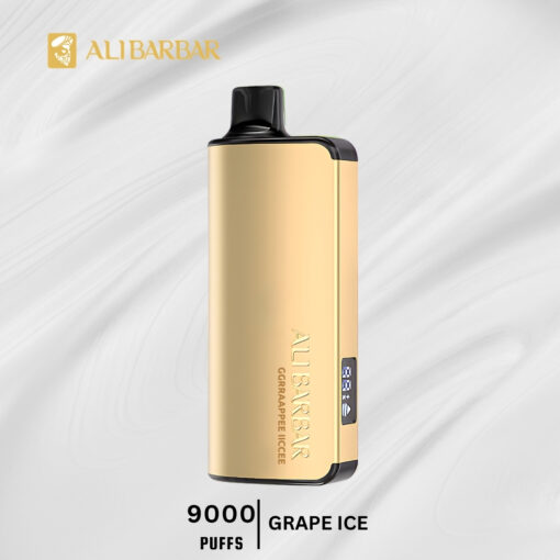ALIBARBAR INGOT 9000 Puffs Grape Ice