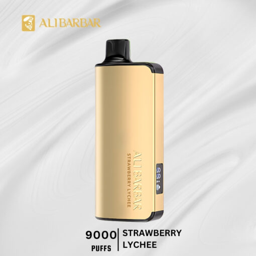 ALIBARBAR INGOT 9000 Puffs Strawberry Lychee