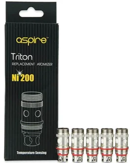 Aspire Triton Ni200/Atlantis/Atlantis 2 – “1.5Ω” – Replacement Coils – 5 PACK