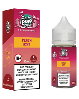 Peach Mint Sub-Ohm Nicotine Salt E-liquid