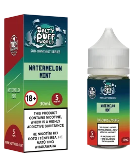 Watermelon Mint Sub-Ohm Nicotine Salt E-liquid