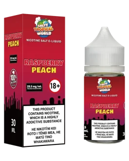 Raspberry Peach Nicotine Salt E-Liquid