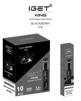 IGET King 2600 Puffs Disposable 10 x IGET King