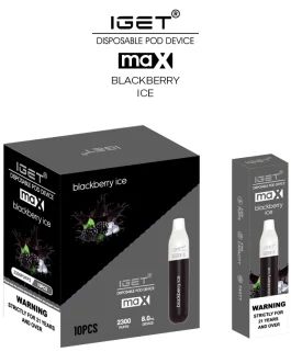 IGET Max 2200 Puffs Disposable 10 x IGET Max