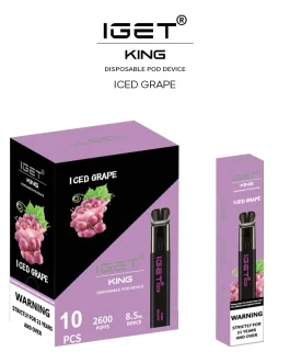 IGET King 2600 Puffs Disposable 10 x IGET King