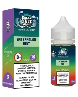 Watermelon Mint Sub-Ohm Nicotine Salt E-liquid
